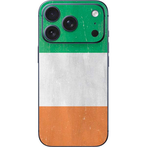 Ireland Flag Distressed iPhone 17 Pro Skin